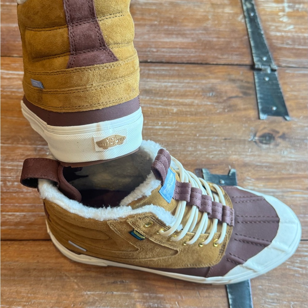Vans HydroGuard Brown and White Sneakers - Picture 5 of 10